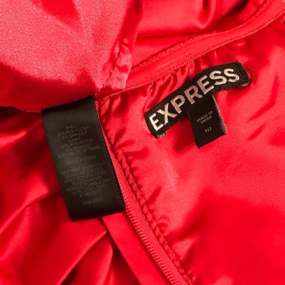 Express Rouched Strapless Dress - Picture 5 of 5